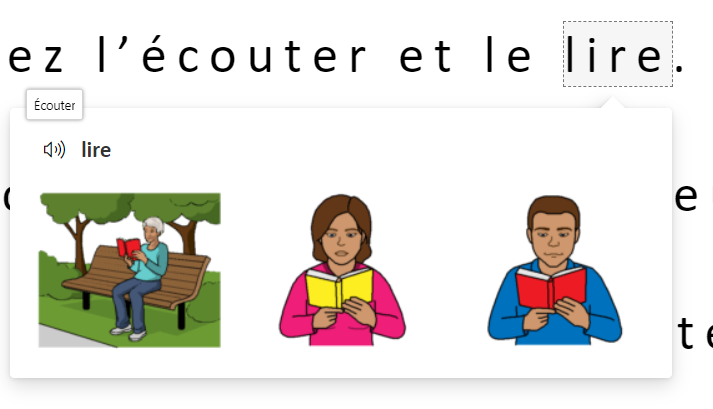 Le lecteur immersif