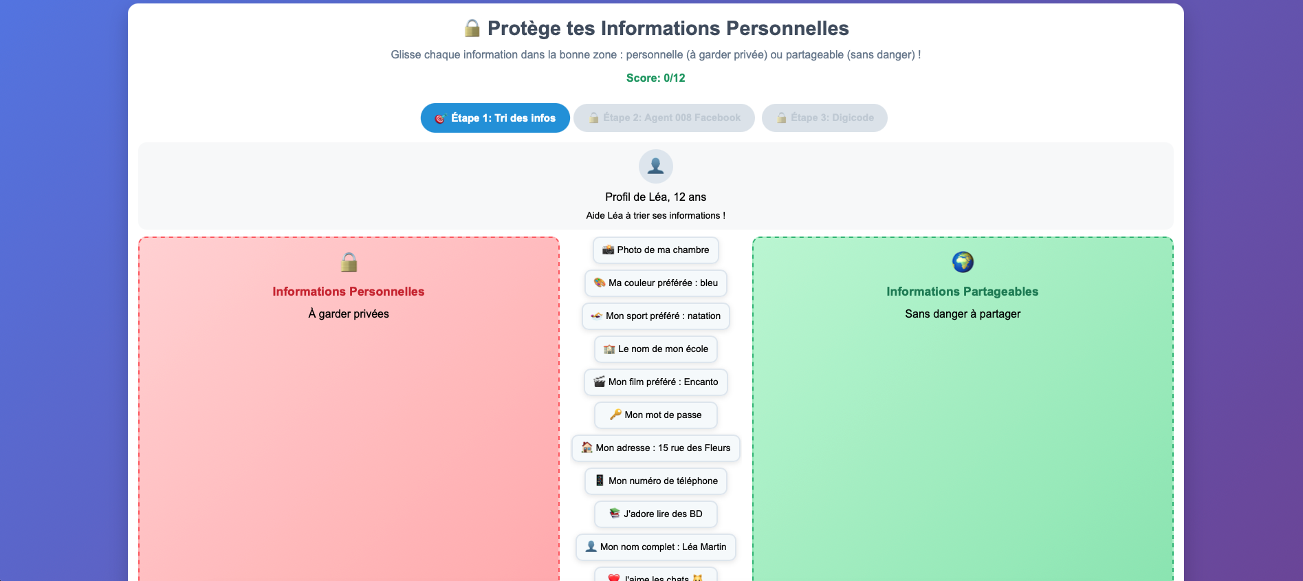 Données privées/publiques